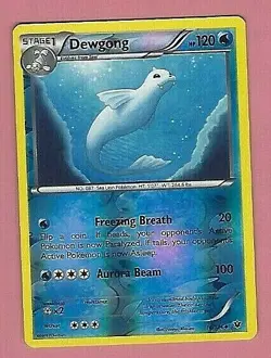 POKEMON DEWGONG REVERSE HOLOGRAM CARD NRMT-MT - Image 1