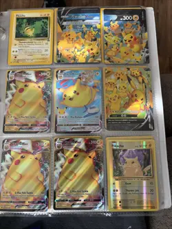 Pokemon TCG Big Pikachu Lot 18 Cards - Image 1
