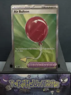 Pokemon Card Air Balloon 166/132 Mega Evolutions Full Art Near Mint - Image 1