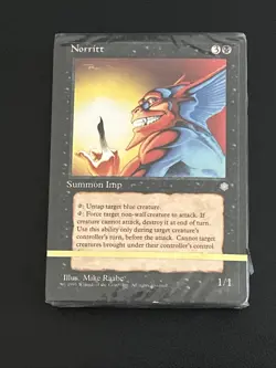 MTG Magic the Gathering Ice Age Norritt the Imp Sealed Pack Lot of 55 cards - Image 1