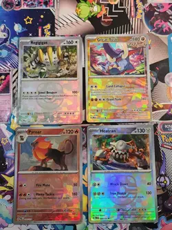 Prismatic Evolutions Master Ball Reverse Holo Lot Of 4 Cards - Pokemon TCG - Image 1