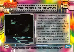 THE TEMPLE OF MEWTWO #18 - BLUE Logo - MEWTWO SB - TOPPS POKEMON CARD - NM/LP - Image 2