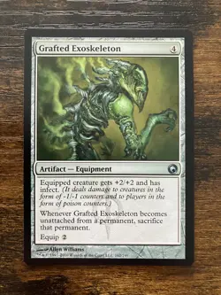 Grafted Exoskeleton - MTG - Scars of Mirrodin Regular - Image 1