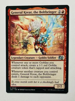 MTG Magic General Kreat, the Boltbringer (Anime) Foundations Jumpstart Regular - Image 1