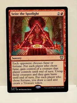 Seize the Spotlight Commander: Outlaws of Thunder Junction Regular NM - Image 1