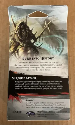 MAGIC THE GATHERING: FATE REFORGED INTRO PACK (2015) WotC; Surpise Attack; New - Image 2