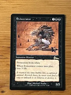 MTG - Magic the Gathering - Eviscerator - Urza's Legacy - Pro Tour Stamped - NM - Image 1