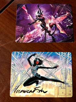 MTG Spider-Man Art Series Lot includes 1, 5, 8, 14, 27, 34,39,45 and 46 2 Gold - Image 2