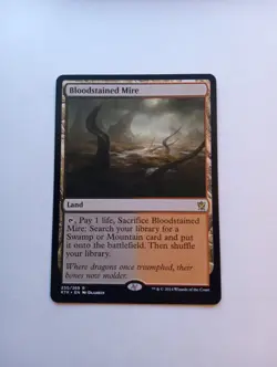Khans of Tarkir Magic: The Gathering Bloodstained Mire - Image 1