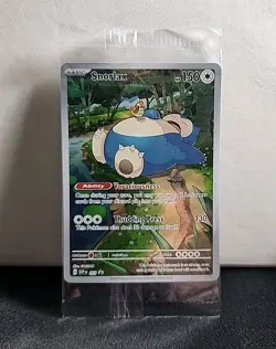 Snorlax SVP EN 051 Black Star Promo Scarlet & Violet Pokemon 151 Card Sealed NM - Image 1