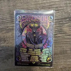 1x Sauron, the Dark Lord Borderless Poster FOIL LOTR MTG Pack Fresh - Image 1