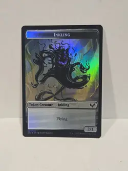 Fractal (3) Inkling (4) Double-sided Token Strixhaven: School of Mages Foil - Image 2