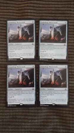 Magic: the Gathering / MtG Stoneforge Masterwork x4 Oath of the Gatewatch - Image 1