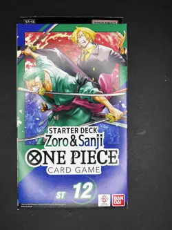 One Piece Card Game Starter Deck ZORO & SANJI ST-12 ENG - IN HAND Ready To Ship! - Image 1
