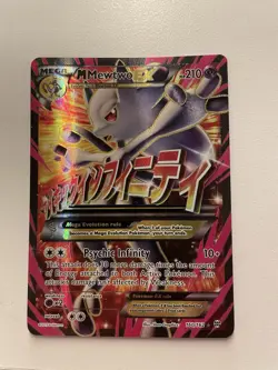 Pokemon TCG Breakthrough M Mega Mewtwo EX Full Art Ultra #160/162 - Image 1