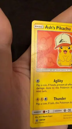 Pokemon TCG Pokemon Ash's Pikachu #SM109 - I Choose You Movie Promo - Image 3