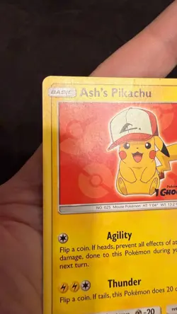 Pokemon TCG Pokemon Ash's Pikachu #SM109 - I Choose You Movie Promo - Image 4