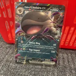 Pokemon TCG SV-Journey Together Paldean Clodsire EX #94/159 Double Rare - Image 1