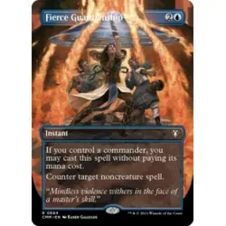 FIERCE GUARDIANSHIP (BORDERLESS) Commander Masters Magic MTG MINT CARD - Image 1