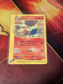Pokemon Expedition 91/165 Quilava LP E Reader 2002 - Image 1