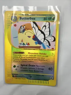 Pokemon Expedition Butterfree 5/165 Reverse Holo Rare NM/LP - Image 1