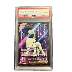 Pokemon Absol EX Full Art MINT PSA 9 Obsidian Flames 214/197 Ultra Rare - Image 1