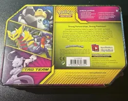 Pokemon TCG Tag Team Tin Mewtwo Mew GX - Image 5