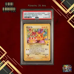 🇫🇷 PIKACHU BIRTHDAY PSA 10 - 25 ANS CELEBRATIONS 24 EB FR Carte Pokemon 🇫🇷 - Image 1