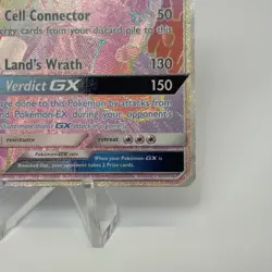 2018 Pokemon Forbidden Light Zygarde GX 136/131 Rainbow Secret Rare EX MP - Image 4