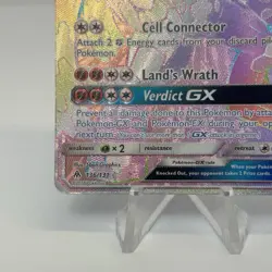 2018 Pokemon Forbidden Light Zygarde GX 136/131 Rainbow Secret Rare EX MP - Image 5