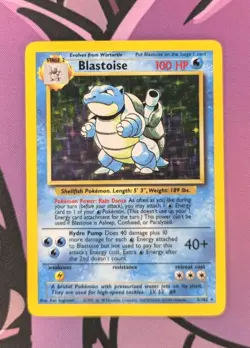 Blastoise 002/102 Base Set Holo Wizards of The Coast Pokemon TCG - Image 1