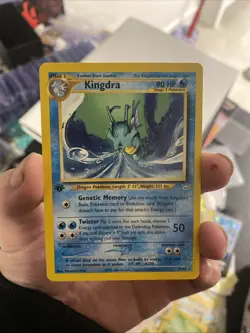Kingdra - 19/64 - Rare - Neo Revelation - 1st Edition - WOTC Pokemon TCG - - Image 1