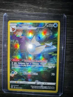 Pokemon TCG Vaporeon TG02/TG30 Trainer Gallery Full art Brilliant Stars NM! - Image 4