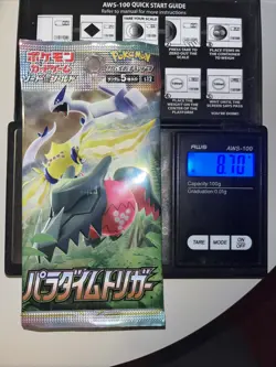 Heavy 8.70g Pokemon Sealed Paradigm Trigger Japanese Booster Pack - Image 1