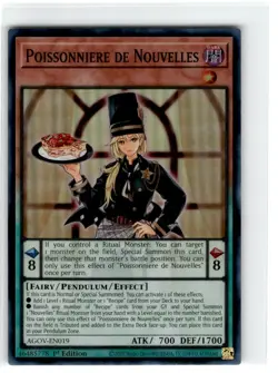 Yu-Gi-Oh! Poissonniere De Nouvelles Common AGOV-EN019 Lightly Played 1st Edition - Image 1