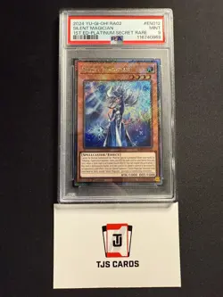 Silent Magician - PSA 9 - Platinum Secret Rare RA02-EN012 - YuGiOh - Image 1