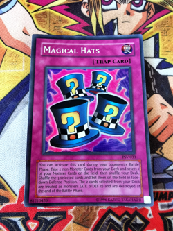 Magical Hats psv-033 Unltd Ed (VLP/LP) Super Rare Yu-Gi-Oh! - Image 1