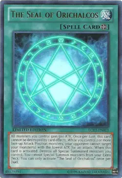 Yugioh! LP The Seal of Orichalcos - LC03-EN001 - Ultra Rare - Limited Edition Li - Image 1