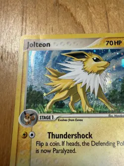 Pokemon Pop Series 3 Jolteon MP 2006 Card Holo Rare - Image 2