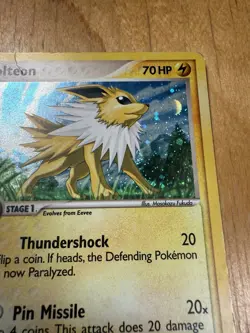 Pokemon Pop Series 3 Jolteon MP 2006 Card Holo Rare - Image 3