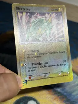 Electrike 30/109 Ruby and Sapphire Base Reverse Holo E Series Pokemon Card MP - Image 4