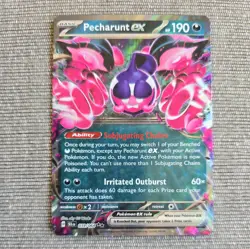 Pokemon TCG Pecharunt EX Holo Double Rare Card 039/064 Shrouded Fable NM - Image 1