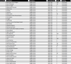 YU-GI-OH! 100 #MRL UNLIMITED CARDS MAGIC RULER 2002 - Image 2