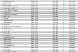 YU-GI-OH! 100 #MRL UNLIMITED CARDS MAGIC RULER 2002 - Image 3