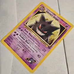 Sabrina's Gengar Pokemon Card Rare Non Holo Gym Challenge Set 29/132 - Image 4