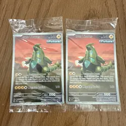 (2) TWO Iron Thorns 098 Temporal Forces Sealed Promo Pokemon Trading Card Game - Image 1