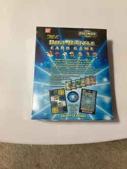 BANDAI 2000 DIGIMON DIGI-BATTLE TRADING CARD GAME STARTER SET 1st EDITION MINT - Image 2