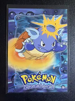 Pokemon Topps Card - #08 Wartortle (E8 of 12) - Image 1