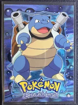 Pokemon Topps Card - #09 Blastoise (E9 of 12) - Image 1