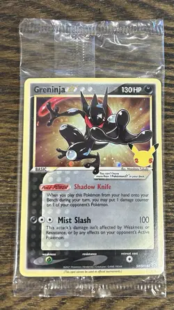 Greninja Pokemon Card XY Black StarPromo Holo Rare 130HP Shadow Knife Mist Slash - Image 1